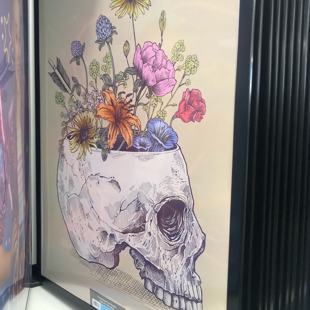 Skull Flower poster